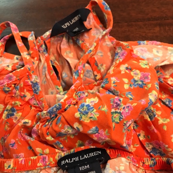 Girls Ralph Lauren Dress & Bloomers - size 18 mnth - Picture 3 of 4